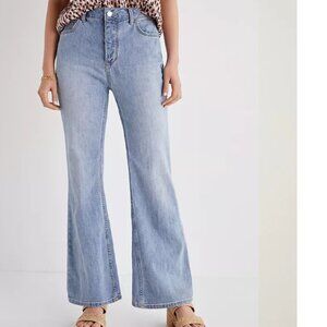 Anthropologie Pilcro High Rise Trouser Boot Cut Denim Jeans 31